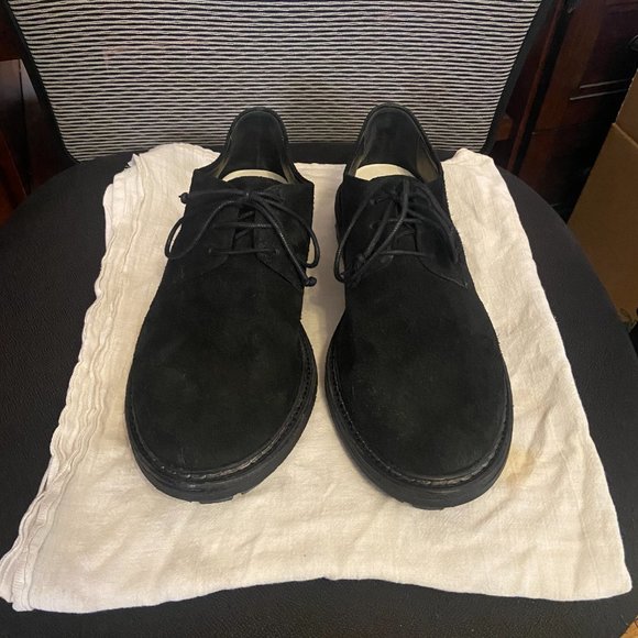 Marsèll suede-leather Derby Shoes - Black EUR 45 or US 11 - Picture 1 of 7